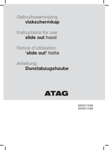 Handleiding ATAG WV9311NM Afzuigkap