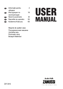 Manual Zanussi ZDF2010 Maşină de spălat vase