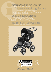 Manuale Quinny XL Freestyle 4 Passeggino