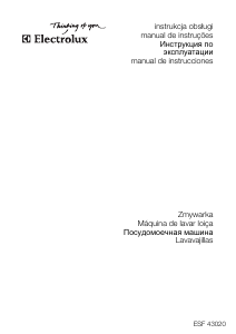 Manual Electrolux ESF43020 Máquina de lavar louça