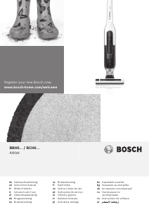 Kullanım kılavuzu Bosch BBH65ATHGB Elektrikli süpürge