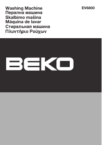 Εγχειρίδιο BEKO EV 6800 Πλυντήριο
