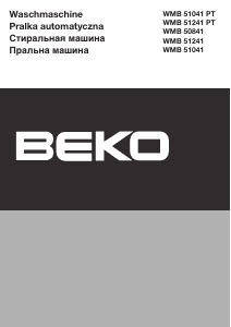 Посібник BEKO WMB 50841 Пральна машина