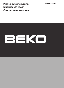 Руководство BEKO WMB 61442 Стиральная машина