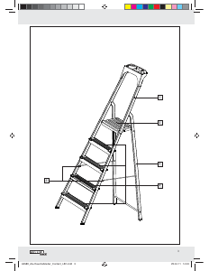 Bedienungsanleitung Powerfix IAN 64589 Leiter