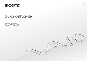 Manuale Sony Vaio VGN-NW15G Notebook