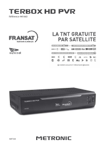 Mode d’emploi Metronic 441663 Terbox Récepteur numérique