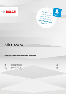Mode d’emploi Bosch CPA465GB0 Four