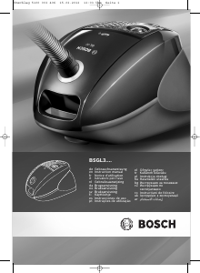 Brugsanvisning Bosch BSGL32125 Støvsuger