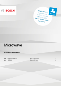 Handleiding Bosch BEL554MW0W Magnetron