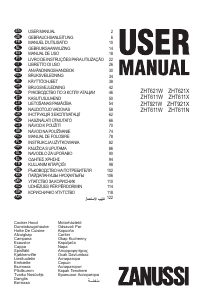 Manual Zanussi ZHT611X Cooker Hood