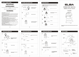 Handleiding Elba EV-6720 Stofzuiger