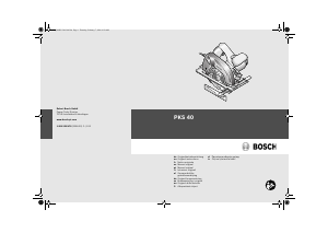 Manuale Bosch PKS 40 Sega circolare