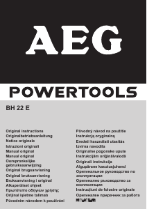 Manual AEG BH 22 E Ciocan rotopercutor