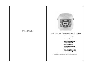 Handleiding Elba ERC-E1060(WH) Rijstkoker