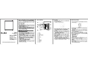 Handleiding Elba EMB-A6046(SV) Koelkast