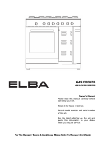 Manual Elba EGC-C9703G(SS) Range