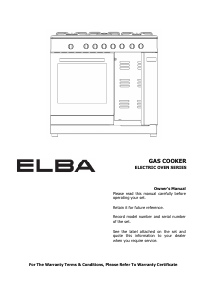 Manual Elba EGC-C9783E(SS) Range