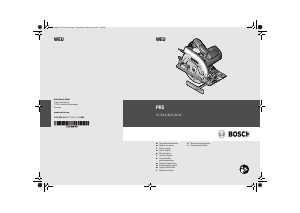 Manuale Bosch PKS 55 A Sega circolare
