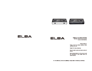 Handleiding Elba EGS-G7442SG(BK) Kookplaat