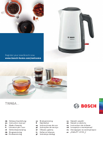 Руководство Bosch TWK6A013 Чайник