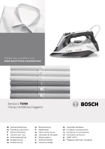 Manuale Bosch TDI902431E Ferro da stiro