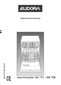 Bedienungsanleitung Eudora GS 710 Geschirrspüler