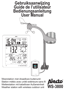 Handleiding Alecto WS-3800 Weerstation