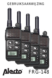 Handleiding Alecto FRG-148 Walkie-talkie