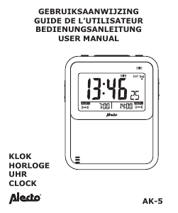 Handleiding Alecto AK-5 Wekkerradio