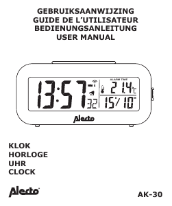 Bedienungsanleitung Alecto AK-30 Uhrenradio