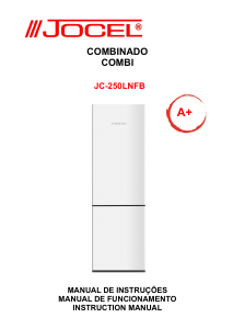 Bruksanvisning Jocel JC-250LNFB Kyl-frys