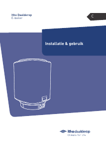 Handleiding Itho Daalderop E-Boiler 30 Mono Boiler