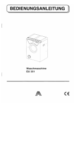 Bedienungsanleitung Eudora EU 351 Waschmaschine