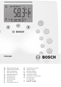 Manuale Bosch PPW2360 AxxenceAnalysis Graphic Bilancia