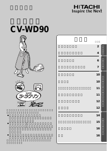 説明書 日立 CV-WD90 掃除機