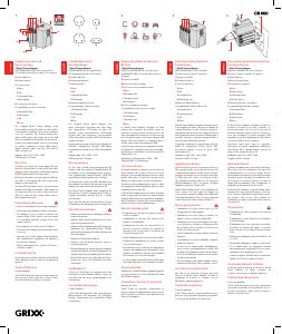 Handleiding Grixx Optimum Wereldstekker
