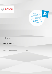 Manual Bosch PKE611CA1E Hob