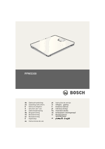 Brugsanvisning Bosch PPW3303 AxxenceSlimLine Personvægt