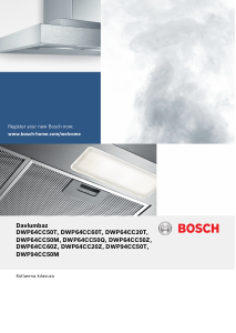 Kullanım kılavuzu Bosch DWP64CC20T Davlumbaz