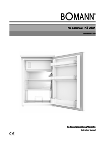 Manual Bomann KS 2184 Refrigerator