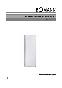 Bedienungsanleitung Bomann VS 3173 Kühlschrank