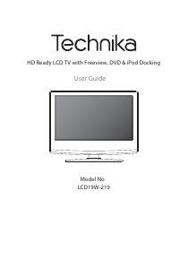 Handleiding Technika LCD19W-219 LCD televisie