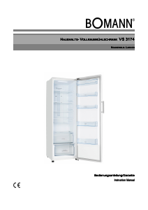 Bedienungsanleitung Bomann VS 3174 Kühlschrank