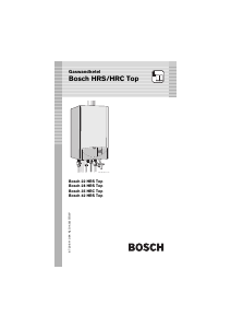 Handleiding Bosch 22 HRS Top CV-ketel