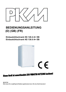 Manual PKM KS 130.0 Refrigerator
