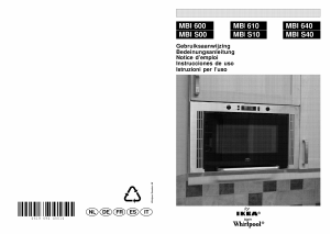 Manual de uso Whirlpool MBI 600 Microondas