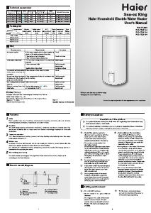 Handleiding Haier FCD-JTLD100 Boiler