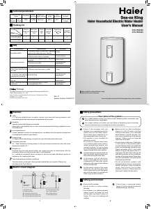 Handleiding Haier FCD-JTLD245 Boiler