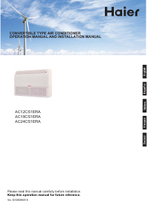 Manual de uso Haier AC12CS1ERA Aire acondicionado
